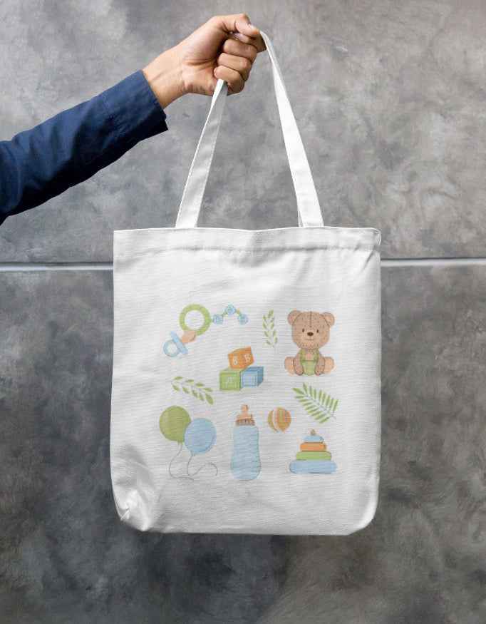Eco-Friendly Cotton Canvas Tote Bag | Newborn & Everyday Carry - Genzprints