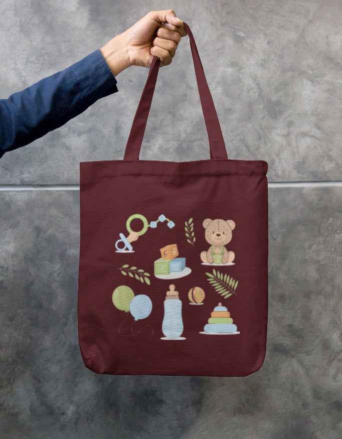 Eco-Friendly Cotton Canvas Tote Bag | Newborn & Everyday Carry - Genzprints