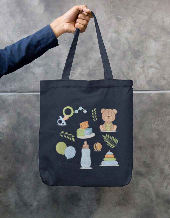 Eco-Friendly Cotton Canvas Tote Bag | Newborn & Everyday Carry - Genzprints