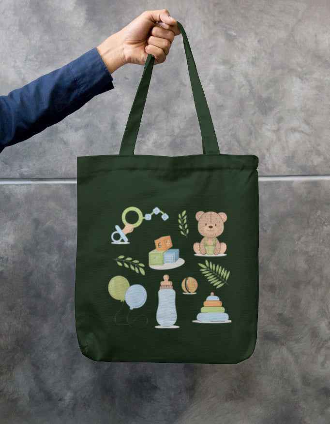 Eco-Friendly Cotton Canvas Tote Bag | Newborn & Everyday Carry - Genzprints