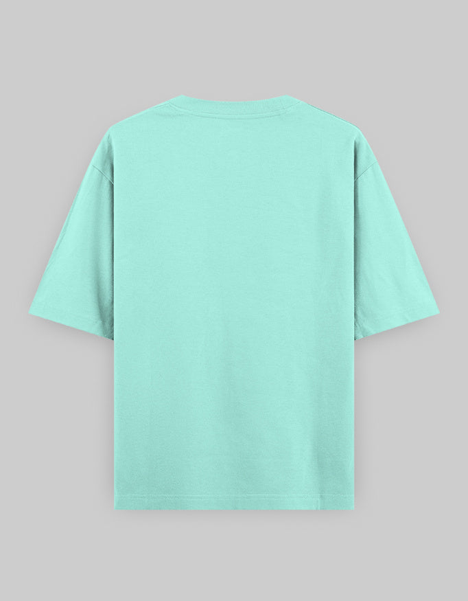 Back Gloomy Oversized Cotton T-Shirt – Unisex, Heavyweight 240 GSM Mint.jpg