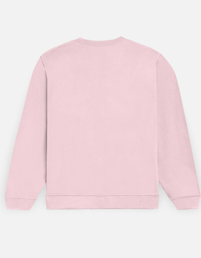 Back  Infinity Cotton Fleece Sweatshirt – Unisex, 300 GSM Heavyweight Light Baby Pink.jpg