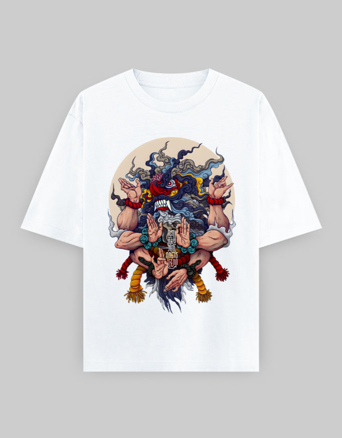 Bujang Anom Oversized Cotton T-Shirt White.jpg