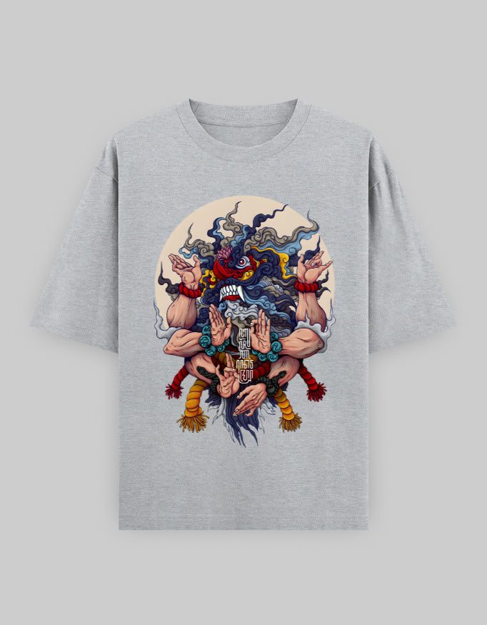 Bujang Anom Oversized Cotton T-Shirt Grey.jpg