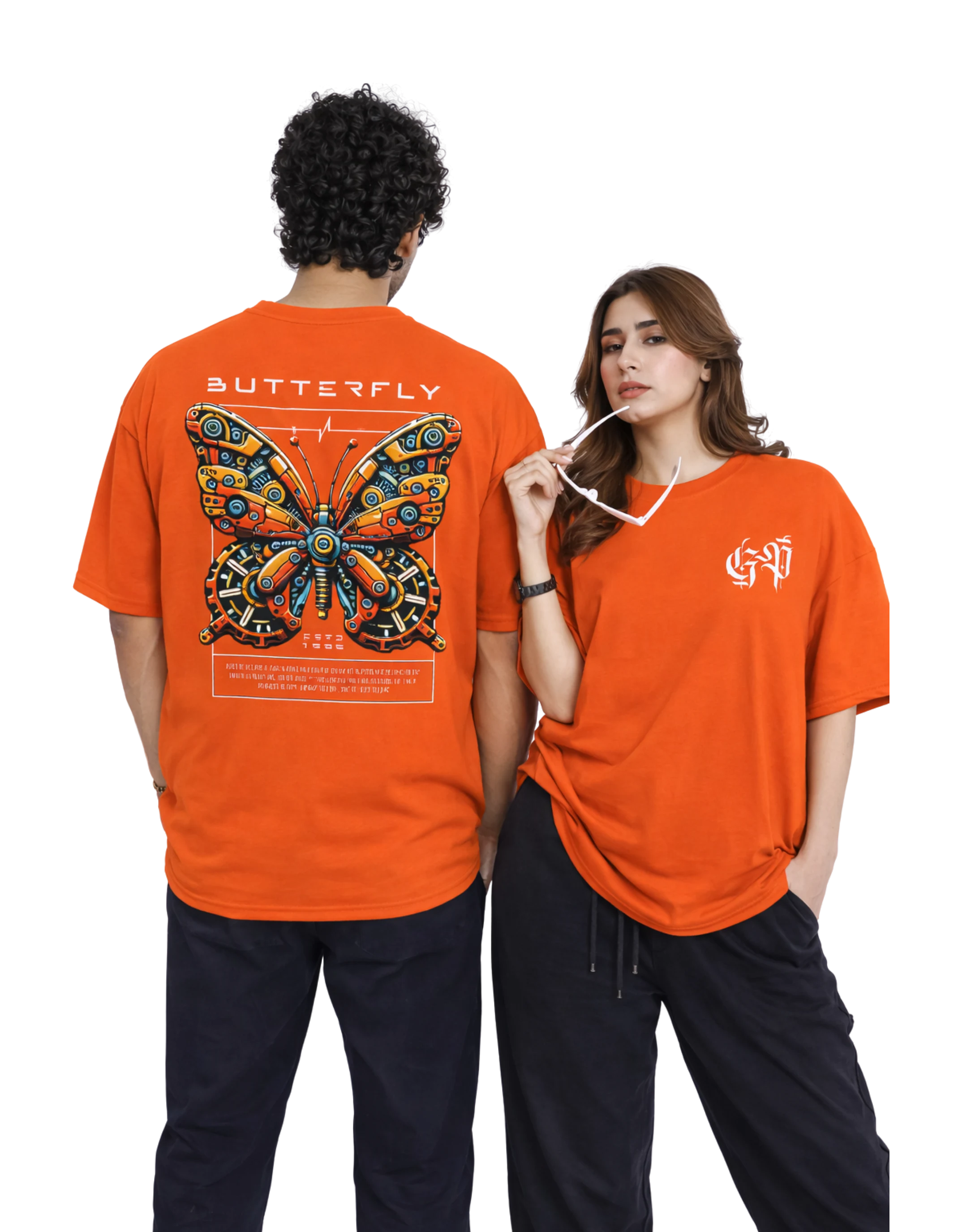 Butterfly Cotton T-Shirt | 180 GSM Unisex Regular Fit - Genzprints