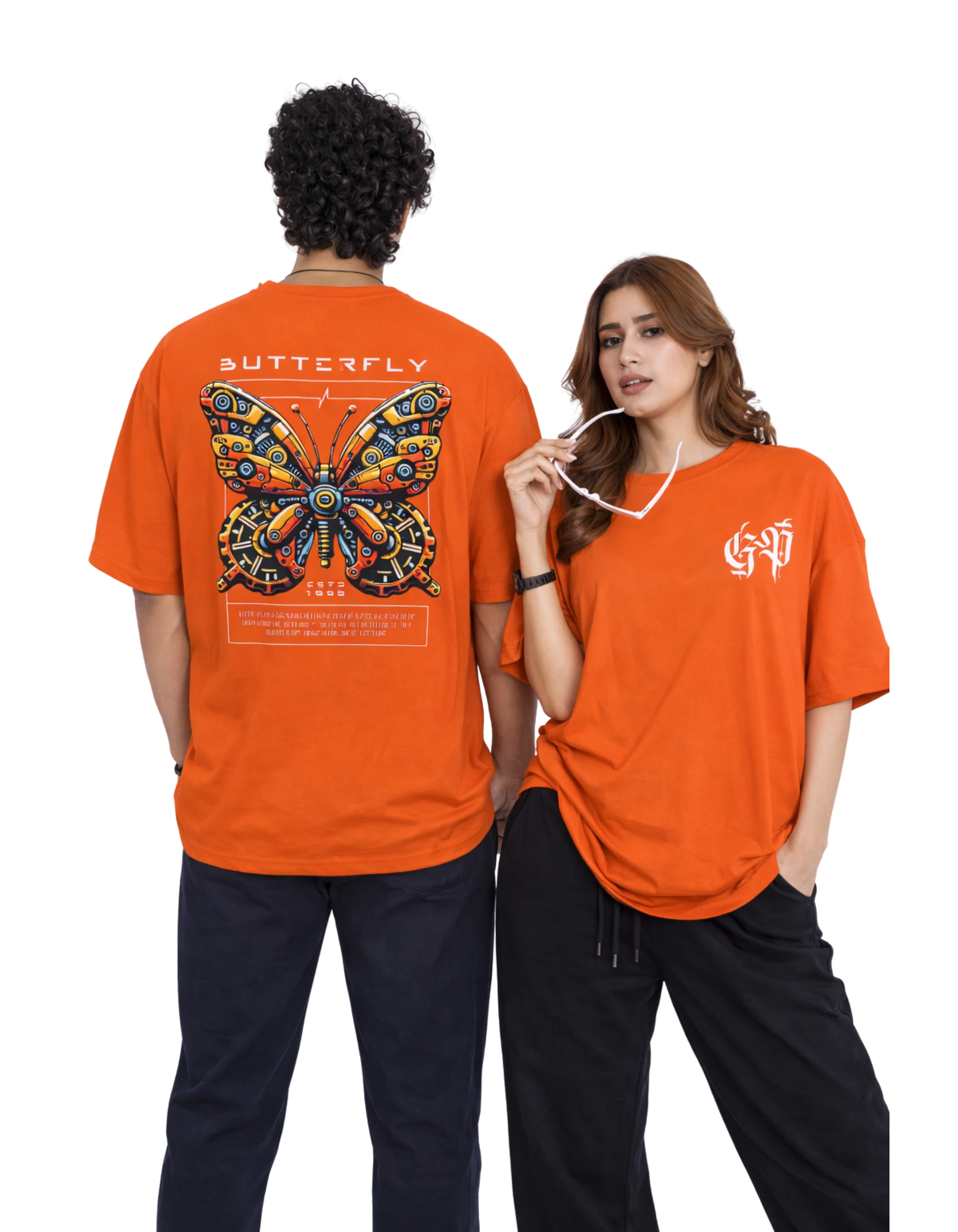 Butterfly Cotton T-Shirt | 180 GSM Unisex Regular Fit - Genzprints