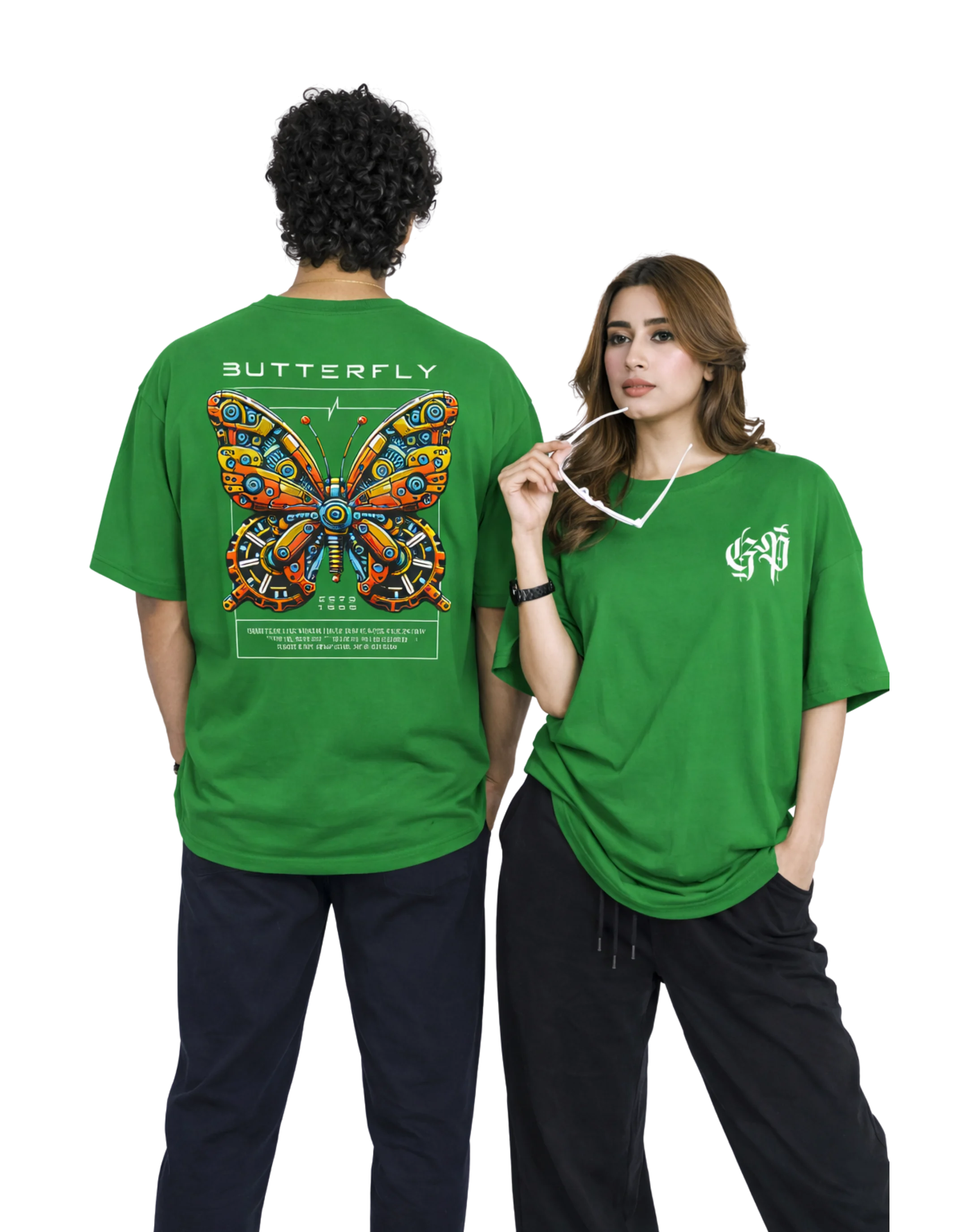 Butterfly Cotton T-Shirt | 180 GSM Unisex Regular Fit - Genzprints