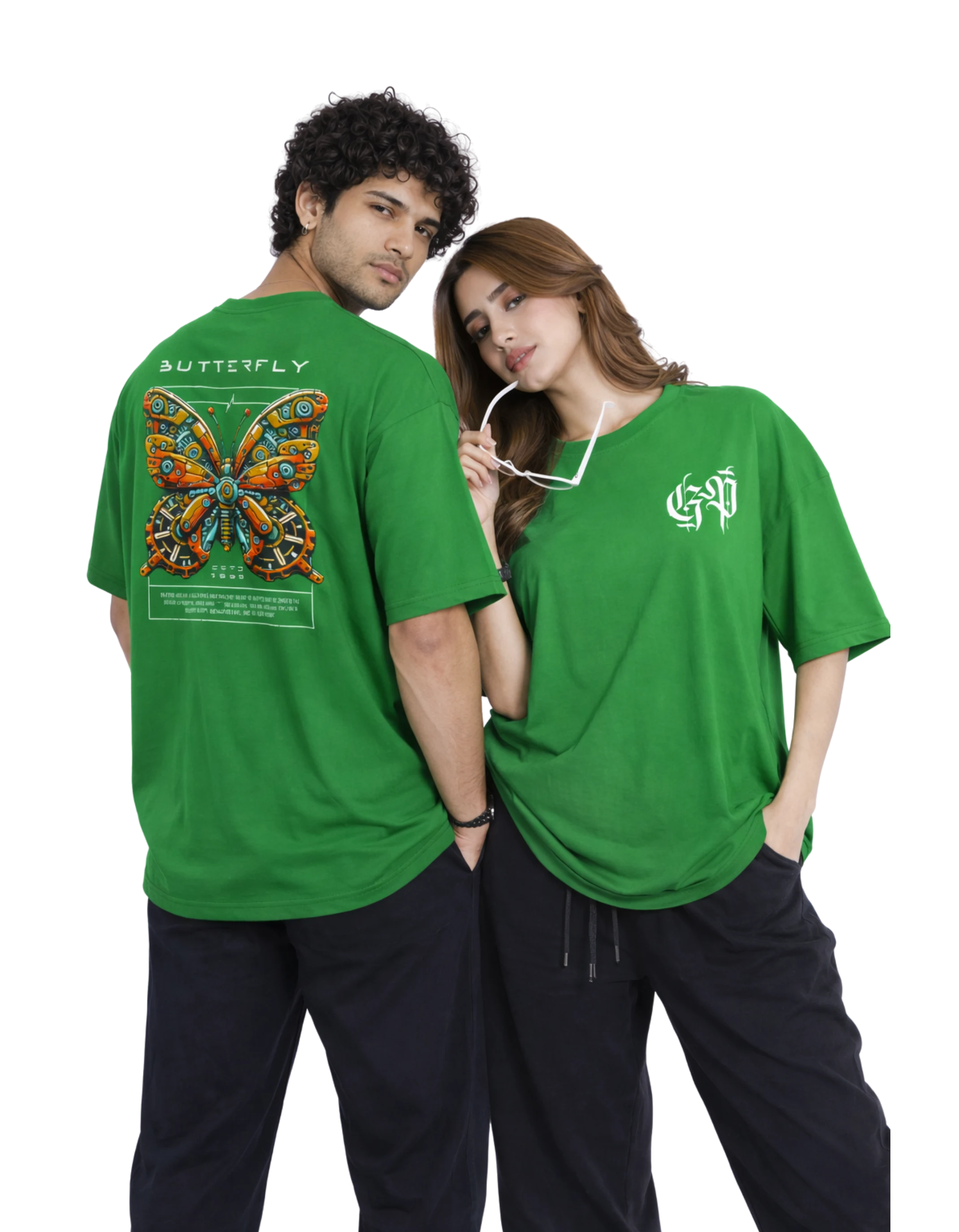 Butterfly Cotton T-Shirt | 180 GSM Unisex Regular Fit - Genzprints