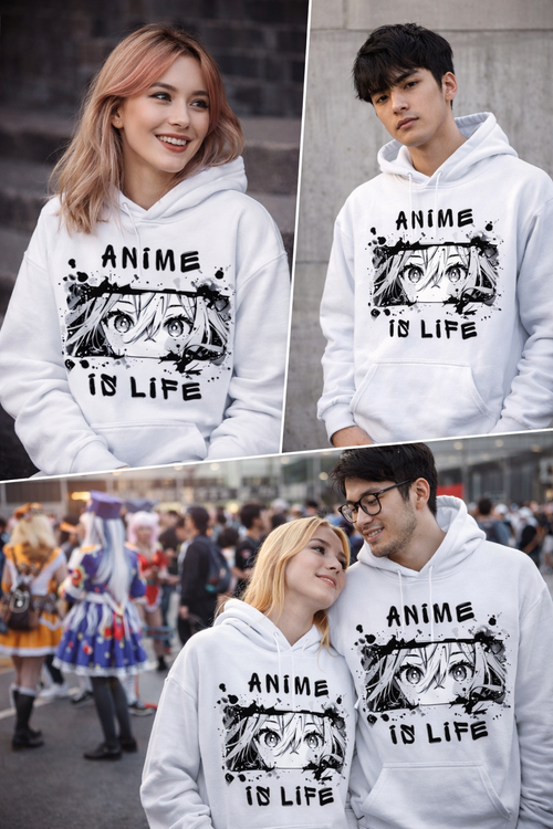 Anime Is Life Hoodie for Anime Fans | Premium Graphic Streetwear