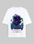 Gloomy Oversized Cotton T-Shirt – Unisex, Heavyweight 240 GSM White.jpg