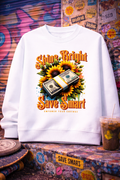 Shine Bright Save Smart Premium Cotton Fleece Sweatshirt – 300 GSM