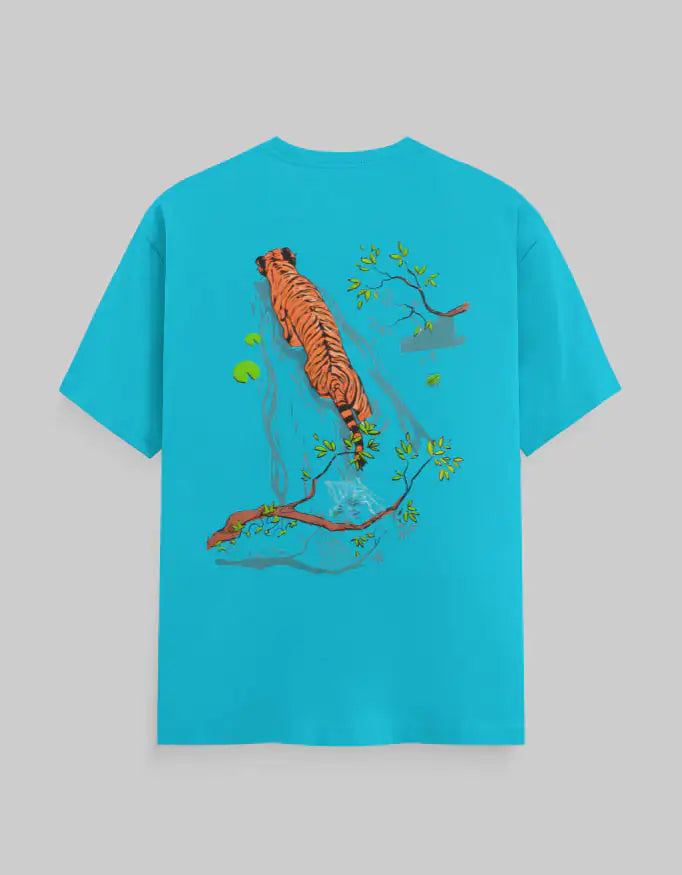 Sky Blue_Lonely but Lion-Unisex Classic Crew T-Shirt | 100% Cotton 180 GSM Regular Fit-Genzprints.jpg