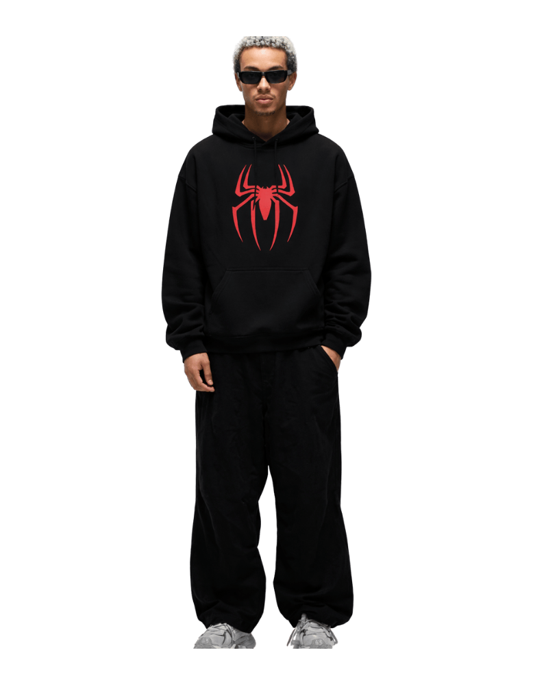 Spiderman Inspired Unisex Hoodie – Cotton Fleece Streetwear Hoodie - Genzprints