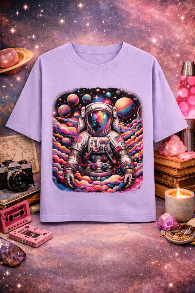 WANDERER – Cosmic Drifter Oversized T-Shirt (240 GSM)