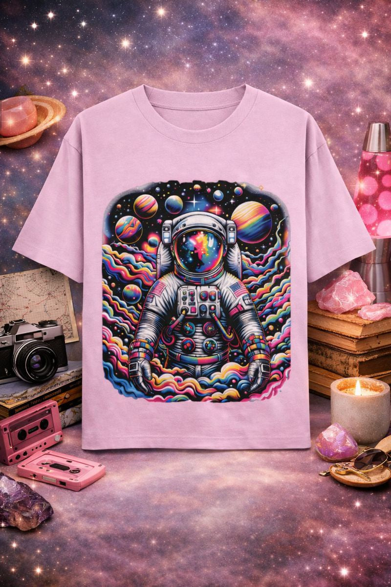 WANDERER – Cosmic Drifter Oversized T-Shirt (240 GSM)