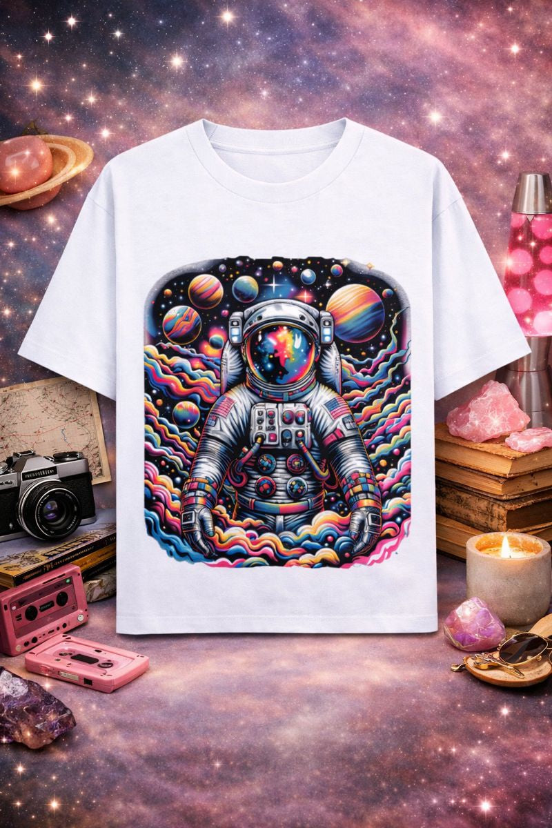 WANDERER – Cosmic Drifter Oversized T-Shirt (240 GSM)